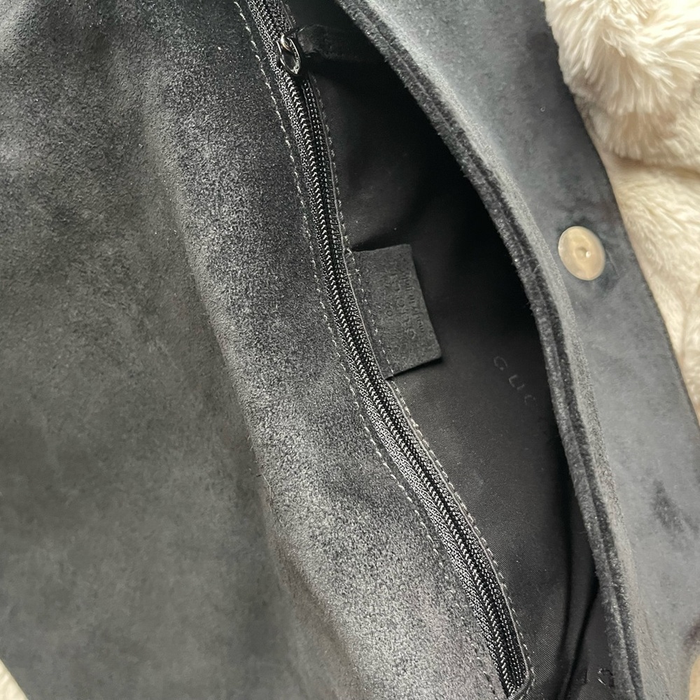 RARE Vintage Tom Ford Gucci Suede Shoulder Bag - Picture 5 of 6